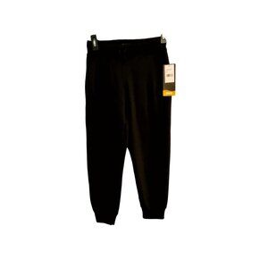 Lee Black Jogger Pants Slim Fit Soft Elastic Waistband Size Small